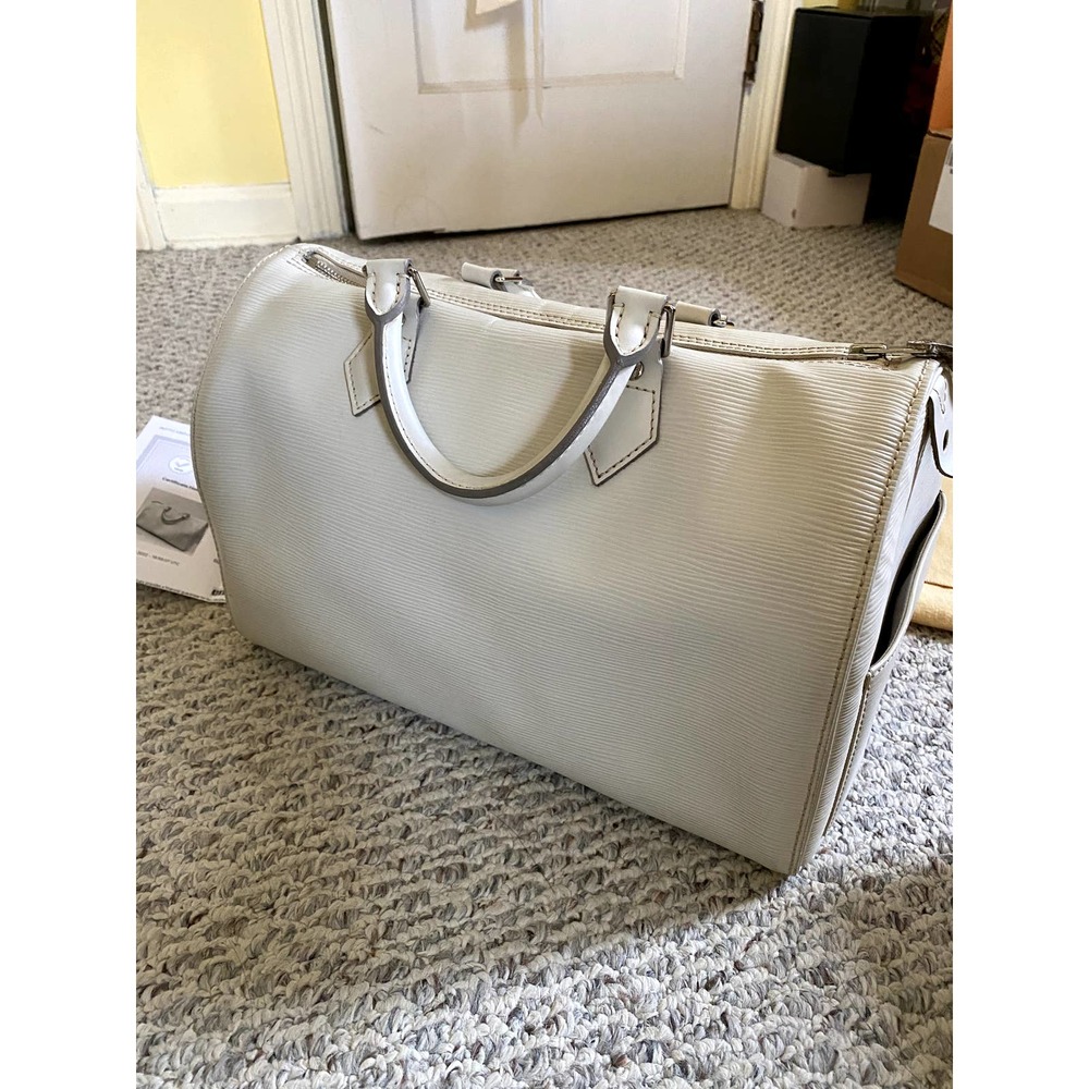 【SOLD】LV ivory Epi Leather Speedy 30